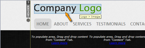 Add Logo to website