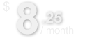 $9/month